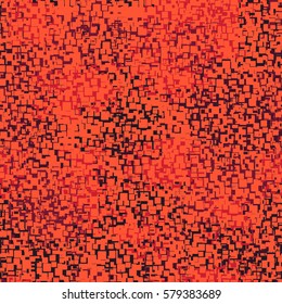 Seamless pattern. Fashion camouflage. Picture of rounded squares. Grunge. Flat.