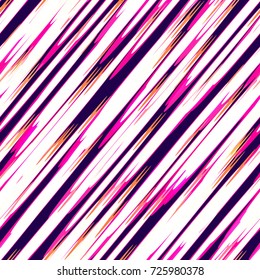 Seamless Pattern Fashion Design. Watercolor Style Print Texture. Abstract Striped Ornament. Seamless Hand Drawn Pattern. Repeating Cloth, Textile, Cover, Ad, Fabric Background