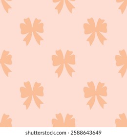 Seamless pattern with fashion elements. Minimalist neutral background. 