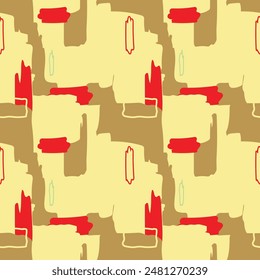 Seamless pattern.
Fashion printed on fabric.Vector repeating texture