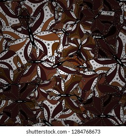 Seamless pattern. Fashion vector summer pattern with hand drawn butterflies. Vector illustration. Cute background for paper, design of fabric, wrappers and wallpaper.