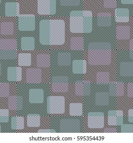 Seamless pattern. Fashionable wallpaper. Rounded squares. Striped squares. Abstract illustration. Children's textiles. Camouflage for children. Flat. Cartoon.