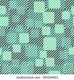 Seamless pattern. Fashionable wallpaper. Rounded squares. Striped squares. Abstract illustration. Children's textiles. Camouflage for children. Flat. Cartoon.