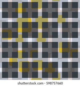 Seamless pattern. Fashionable wallpaper. Rounded squares. Striped squares. Abstract illustration. Children's textiles. Camouflage for children. Flat. Cartoon.