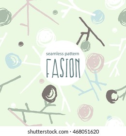 seamless pattern fasion. vector illustration, hand made. Hand drawn background.Seamless simple pattern. Seamless background with funny colorful 