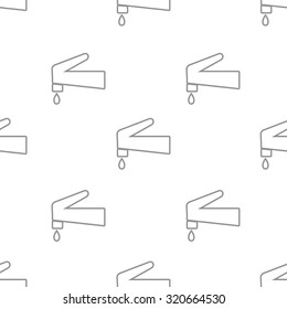 seamless pattern with faucet