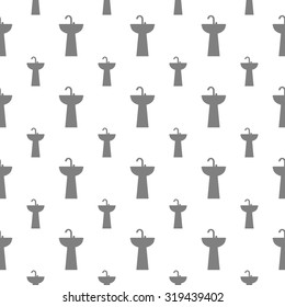 seamless pattern with faucet and sink