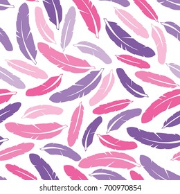 Seamless pattern - feather
