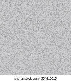 Seamless pattern from feathers or the leaves of palm trees