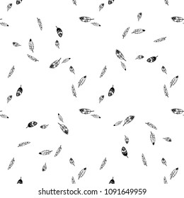 seamless pattern with feathers,vector illustration