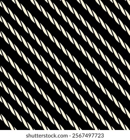 seamless pattern features diagonal black and white stripes, creating a bold and modern geometric design with a high-contrast, stylish, and minimalistic appearance