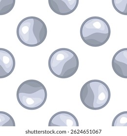 Seamless pattern featuring glossy grey spheres, adding a touch of modern elegance and visual interest to any design project