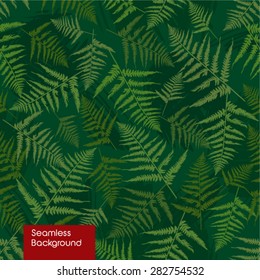 Seamless pattern of fern.