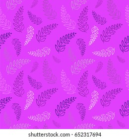 Seamless pattern with fern. beautiful print for textile, wallpaper, tile, dress. repeatable background
