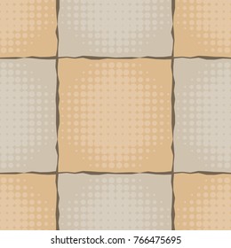 Seamless pattern. Festive brown Kraft wrapping paper. Texture Kraft. Textile rapport.