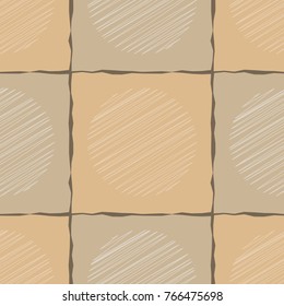 Seamless pattern. Festive brown Kraft wrapping paper. Texture Kraft. Textile rapport.