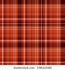 Nahtlose Muster in festlich orangefarbenen Farben für Plaid, Stoff, Textilien, Kleidung, Tischdecken und andere Dinge. Vektorbild. 
