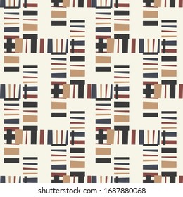 Seamless pattern with figure. Abstraction