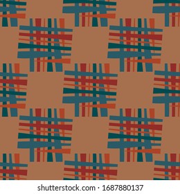 Seamless pattern with figure. Abstraction