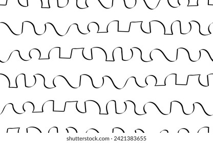 seamless pattern. figures. abstract shapes. the doodle pattern. pattern. style. colored. on a colored and white background. light bulbs. for textiles and printing. vector. package. the wrapper.