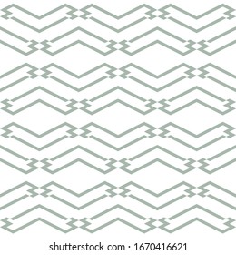 Seamless pattern. Figures backdrop. Folk background. Curves, chevrons ornament. Geometric wallpaper. Ethnic motif. Digital paper, textile print, web design, abstract illustration. Vector artwork.