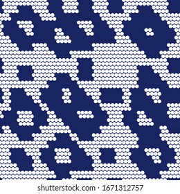 Seamless pattern. Figures background. Circles ornament. Simple shapes wallpaper. Dots motif. Digital paper, web designing, textile print. Vector.