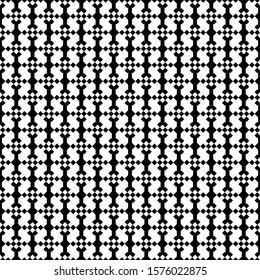 Seamless pattern. Figures, checks ornament. Shapes, diamonds wallpaper. Mosaics background. Forms, rhombuses motif. Folk image. Simple shapes backdrop. Web design, textile print, abstract. Vector art