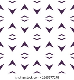 Seamless pattern. Figures, chevrons ornament. Folk backdrop. Simple shapes background. Tribal wallpaper. Ethnic motif. Digital paper, textile print, web design, abstract. Vector artwork.