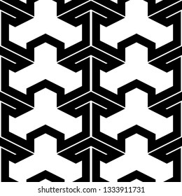 Seamless pattern. Figures, lines backdrop. Shapes, strokes ornament. Ethnic background. Geometric wallpaper. Tribal motif. Folk vector. Digital paper, textile print, web design.