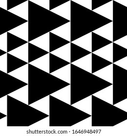  Patrón sin problemas. Figuras motif.fondos geométricos.Triángulos ornamento. Papel tapiz de formas triangulares. Fondo de polígonos. Papel digital, impresión textil, diseño web, abstracto. Vector