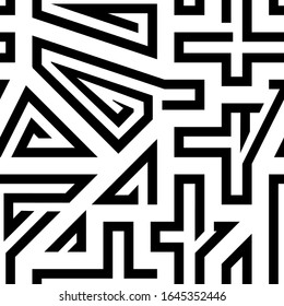  Patrón sin problemas. Personajes adornos. Antecedentes de bordado. Mosaico étnico. Papel pintado de la gente. Curvas, formas fondo. Motivo tribal. Papel digital, impresión textil, diseño web, abstracto. Obra vectorial.