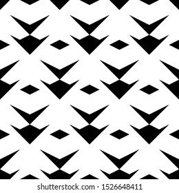 Seamless pattern. Figures ornament. Ethnic wallpaper. Forms background. Geometric motif. Folk image. Simple shapes backdrop. Digital paper, web design, textile print, abstract illustration. Vector.