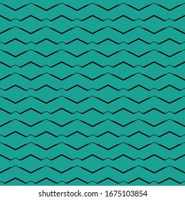 Nahtloses Muster. Figurenschmuck. Ethnische Tapete. Zigzag-Linien, Hintergrund.Zackenbänder-Motiv Folk-Bild. Einfache Form Hintergrund. Digitales Papier, Webdesign, Stoffdruck, abstrakt. Vektorillustration