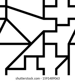 Seamless pattern. Figures ornament. Folk wallpaper. Polygons, triangles backdrop. Embroidery background. Tribal motif. Ethnic mosaic. Digital paper, textile print, web design, abstract. Vector art.