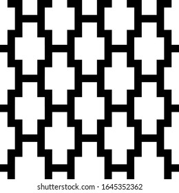  Nahtloses Muster. Figurenschmuck. Folk-Tapete. Bewegt den Hintergrund. Stickereier Hintergrund. Stammesmotiv. Ethnisches Mosaik. Digitales Papier, Stoffdruck, Webdesign, abstrakte Illustration. Vektorillustration Kunst.