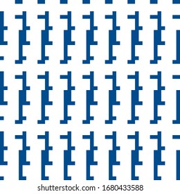 Seamless pattern. Figures ornament. Folk wallpaper. Shapes backdrop. Embroidery background. Tribal motif. Ethnic mosaic. Digital paper, textile print, web design, abstract illustration. Vector art.