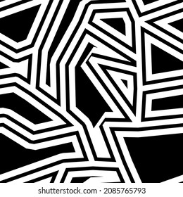 Seamless pattern. Figures ornament. Folk wallpaper. Polygons, triangles backdrop. Embroidery background. Tribal motif. Ethnic mosaic. Digital paper. Textile print. Web design. Abstract vector art