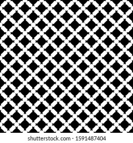 Seamless pattern. Figures ornament. Mosaics background. Crosses motif. Folk image. Ethnic wallpaper. Digital paper, web design, textile print, abstract illustration. Cross shapes backdrop. Vector art