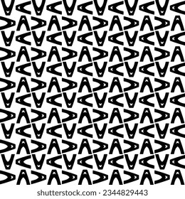 Patrón sin foco. Ornamento de figuras.Patrón blanco y negro para la moda, el diseño textil, sobre papel de pared, papel envolvente, telas y decoración casera.
