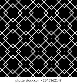 Patrón sin foco. Ornamento de figuras.Patrón blanco y negro para la moda, el diseño textil, sobre papel de pared, papel envolvente, telas y decoración casera.
