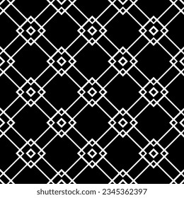 Seamless pattern. Figures ornament.Black and white  pattern for fashion, textile design,  on wall paper, wrapping paper, fabrics and home decor.
