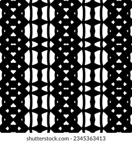 Seamless pattern. Figures ornament.Black and white  pattern for fashion, textile design,  on wall paper, wrapping paper, fabrics and home decor.
