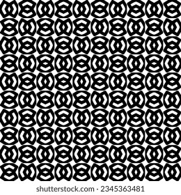 Seamless pattern. Figures ornament.Black and white  pattern for fashion, textile design,  on wall paper, wrapping paper, fabrics and home decor.
