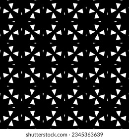 Seamless pattern. Figures ornament.Black and white  pattern for fashion, textile design,  on wall paper, wrapping paper, fabrics and home decor.
