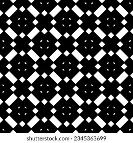 Seamless pattern. Figures ornament.Black and white  pattern for fashion, textile design,  on wall paper, wrapping paper, fabrics and home decor.
