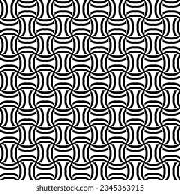 Seamless pattern. Figures ornament.Black and white  pattern for fashion, textile design,  on wall paper, wrapping paper, fabrics and home decor.
