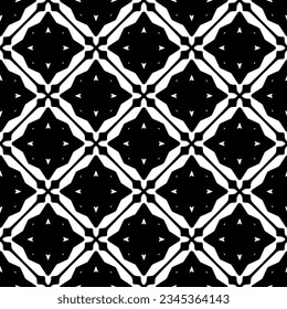 Seamless pattern. Figures ornament.Black and white  pattern for fashion, textile design,  on wall paper, wrapping paper, fabrics and home decor.
