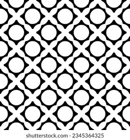 Seamless pattern. Figures ornament.Black and white  pattern for fashion, textile design,  on wall paper, wrapping paper, fabrics and home decor.
