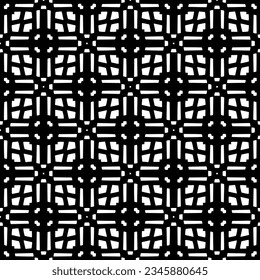 Seamless pattern. Figures ornament.Black and white  pattern for fashion, textile design,  on wall paper, wrapping paper, fabrics and home decor.
