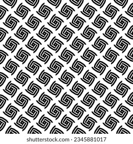 Seamless pattern. Figures ornament.Black and white  pattern for fashion, textile design,  on wall paper, wrapping paper, fabrics and home decor.
